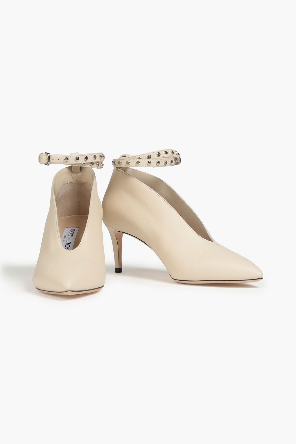 JIMMY CHOO Lark 65 studded leather pumps