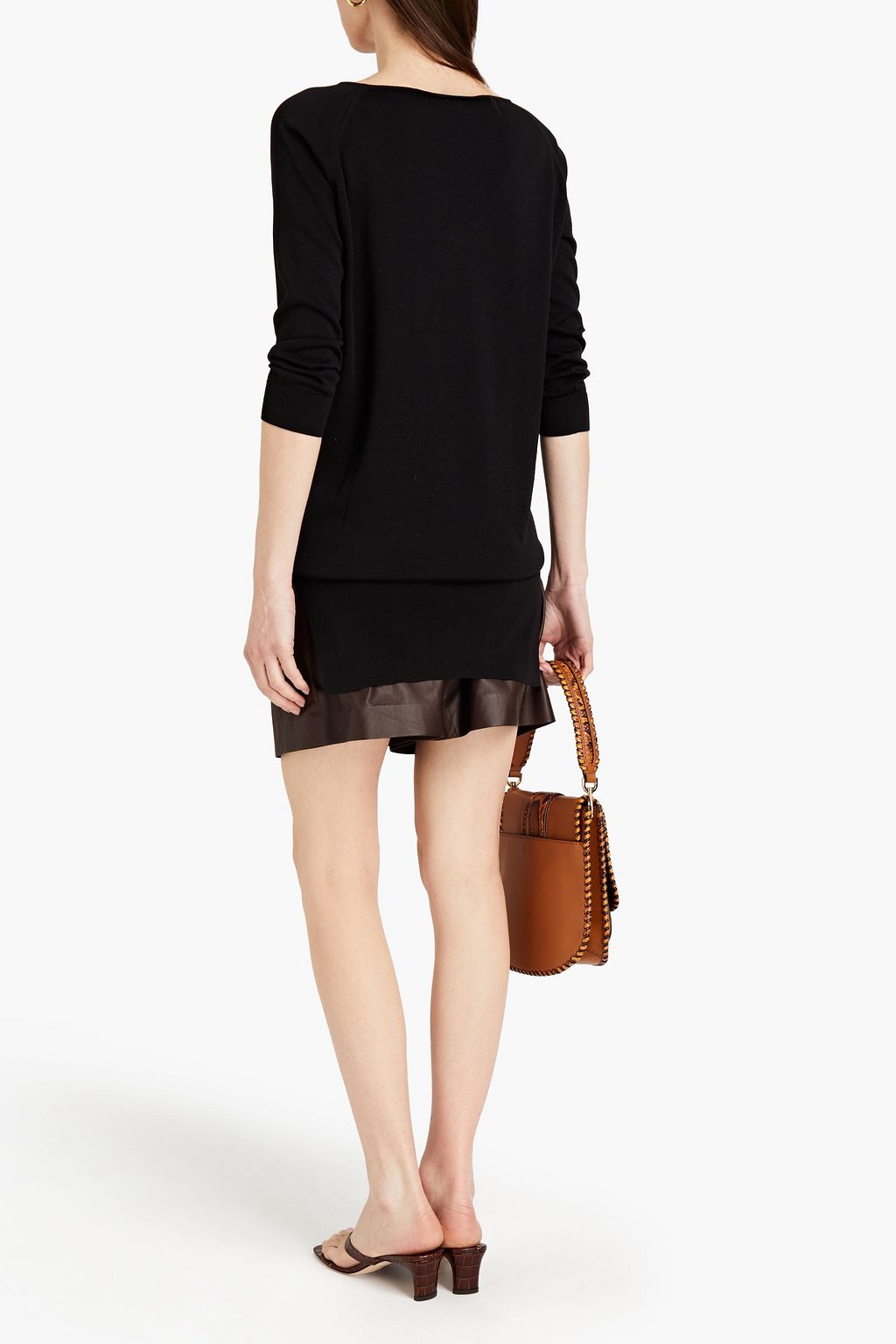 GENTRYPORTOFINO Silk and cotton-blend sweater
