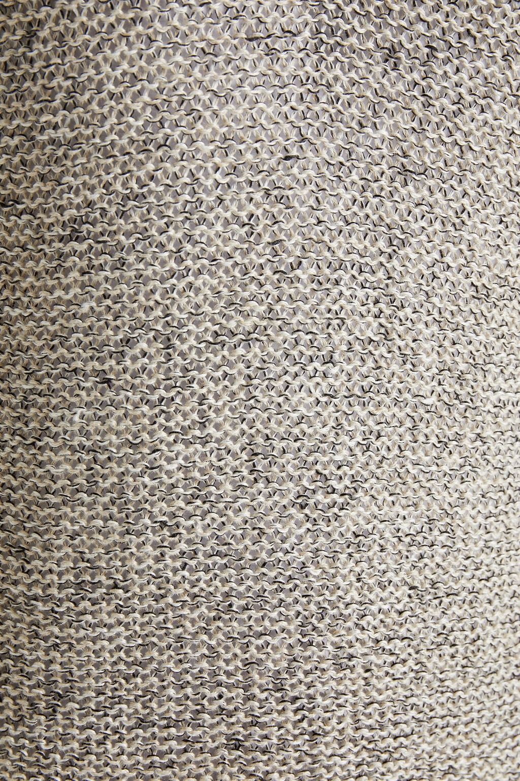 GENTRYPORTOFINO Mélange linen and cotton-blend vest