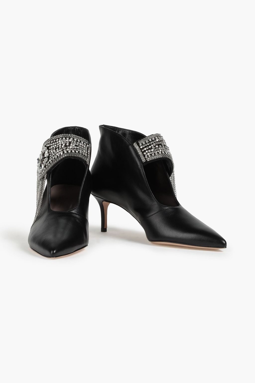 CHRISTOPHER KANE Embellished leather ankle boots