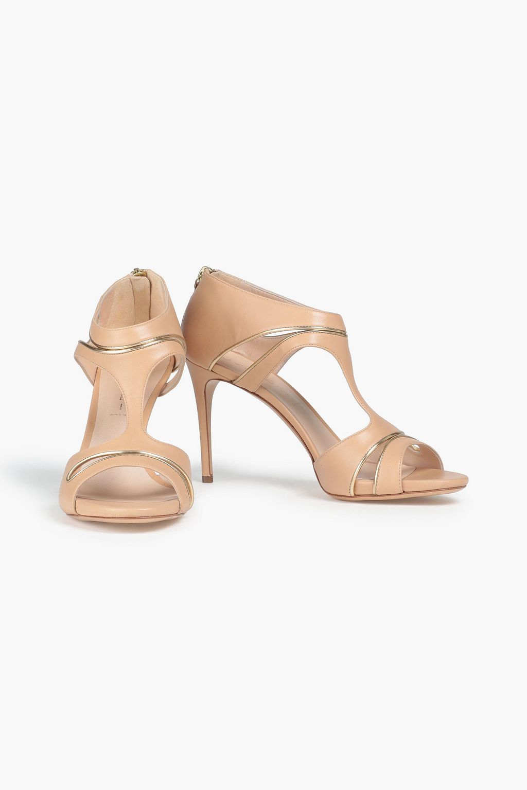 CASADEI Cutout leather sandals
