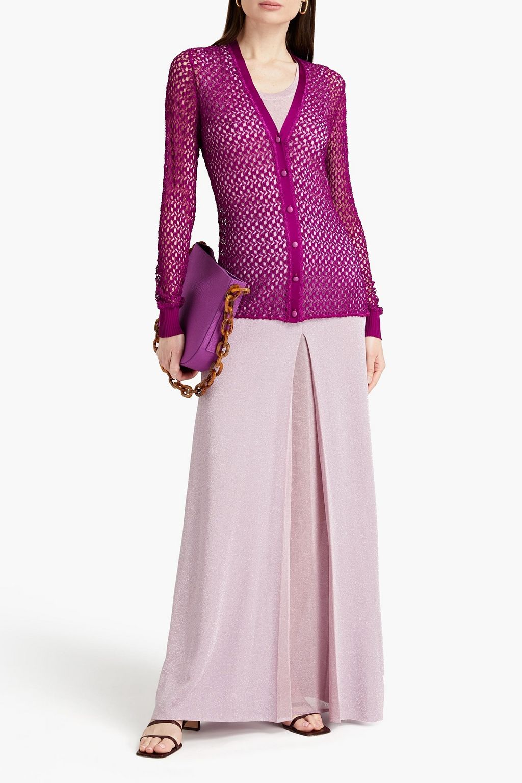 MISSONI Crochet-knit cardigan
