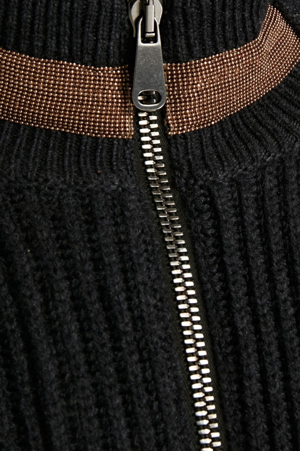 BRUNELLO CUCINELLI Embellished ribbed cashmere hooded coat