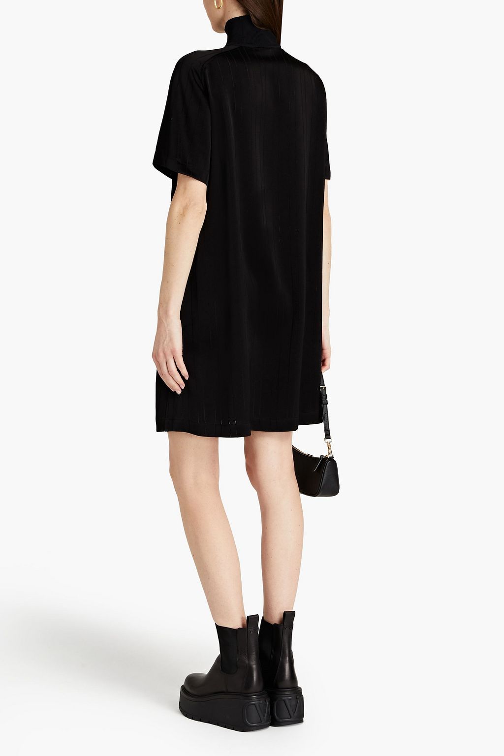 RAG & BONE Rina satin-crepe mini dress