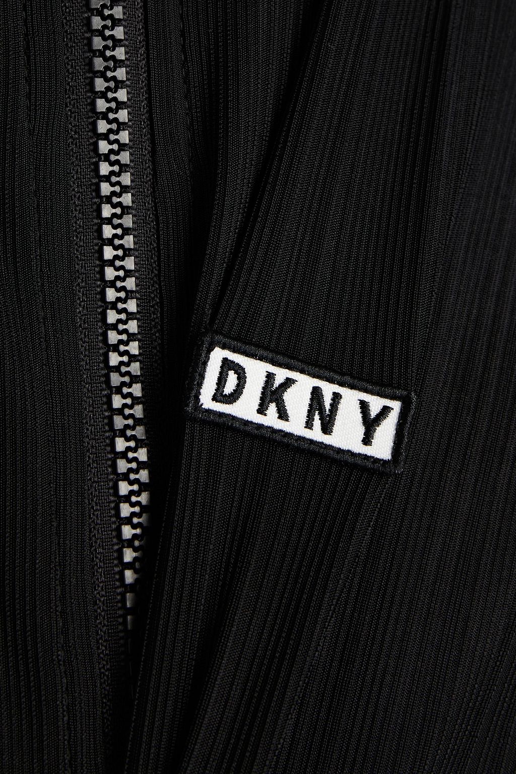 DKNY Two-tone jersey track jacket