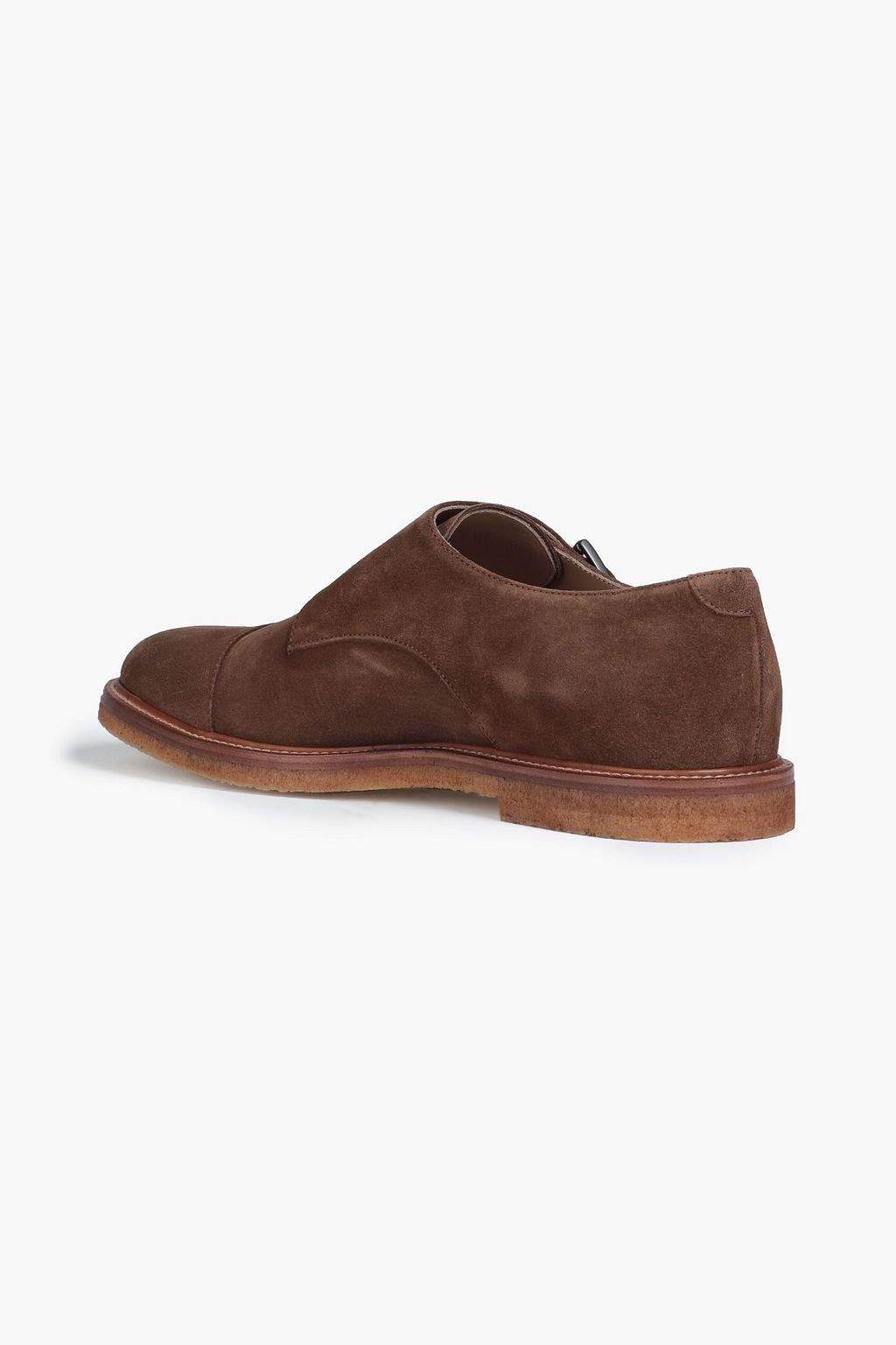 TOD'S Suede monk-strap shoes