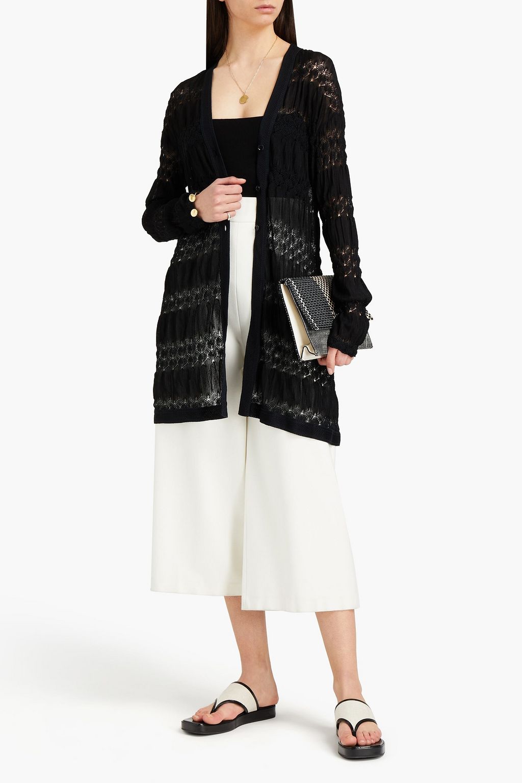 MISSONI Crochet-knit cardigan