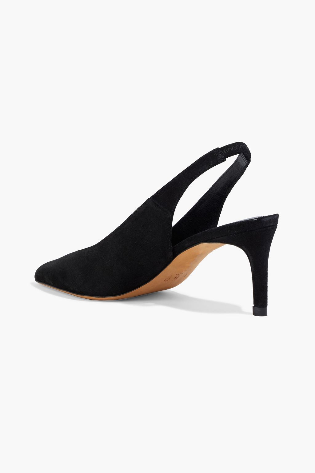 IRO Hoa suede slingback pumps