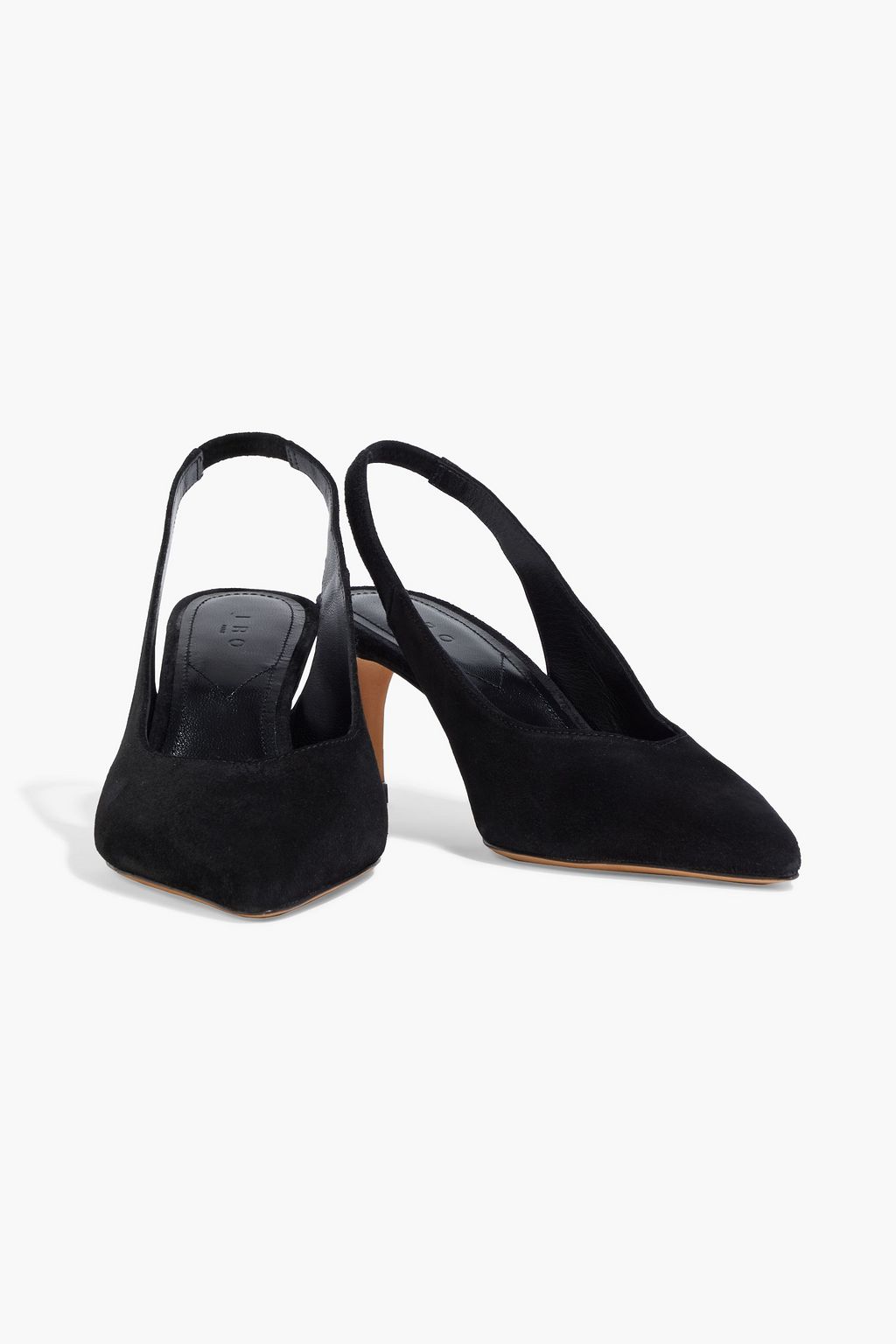 IRO Hoa suede slingback pumps