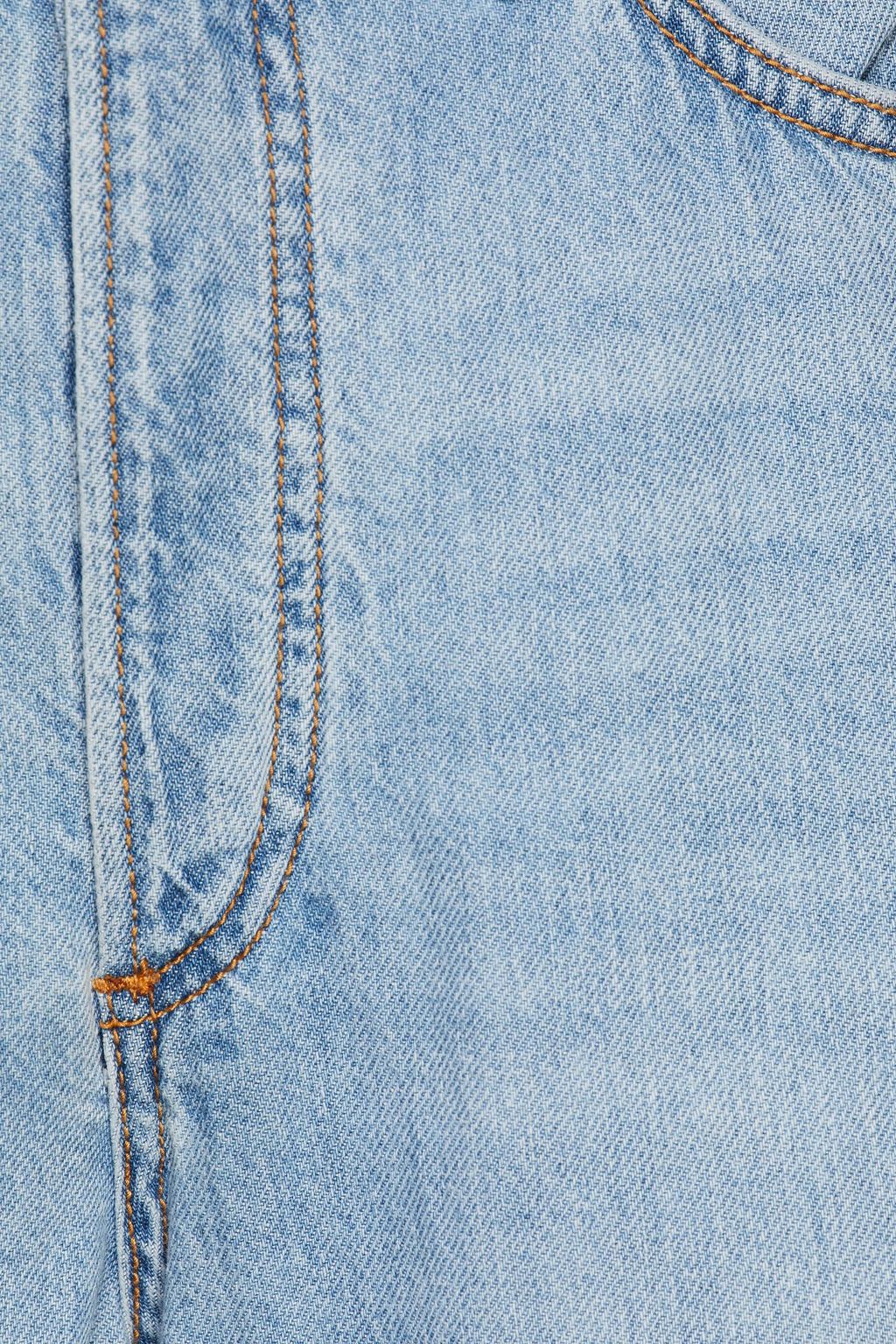 RAG & BONE Logan faded high-rise wide-leg jeans