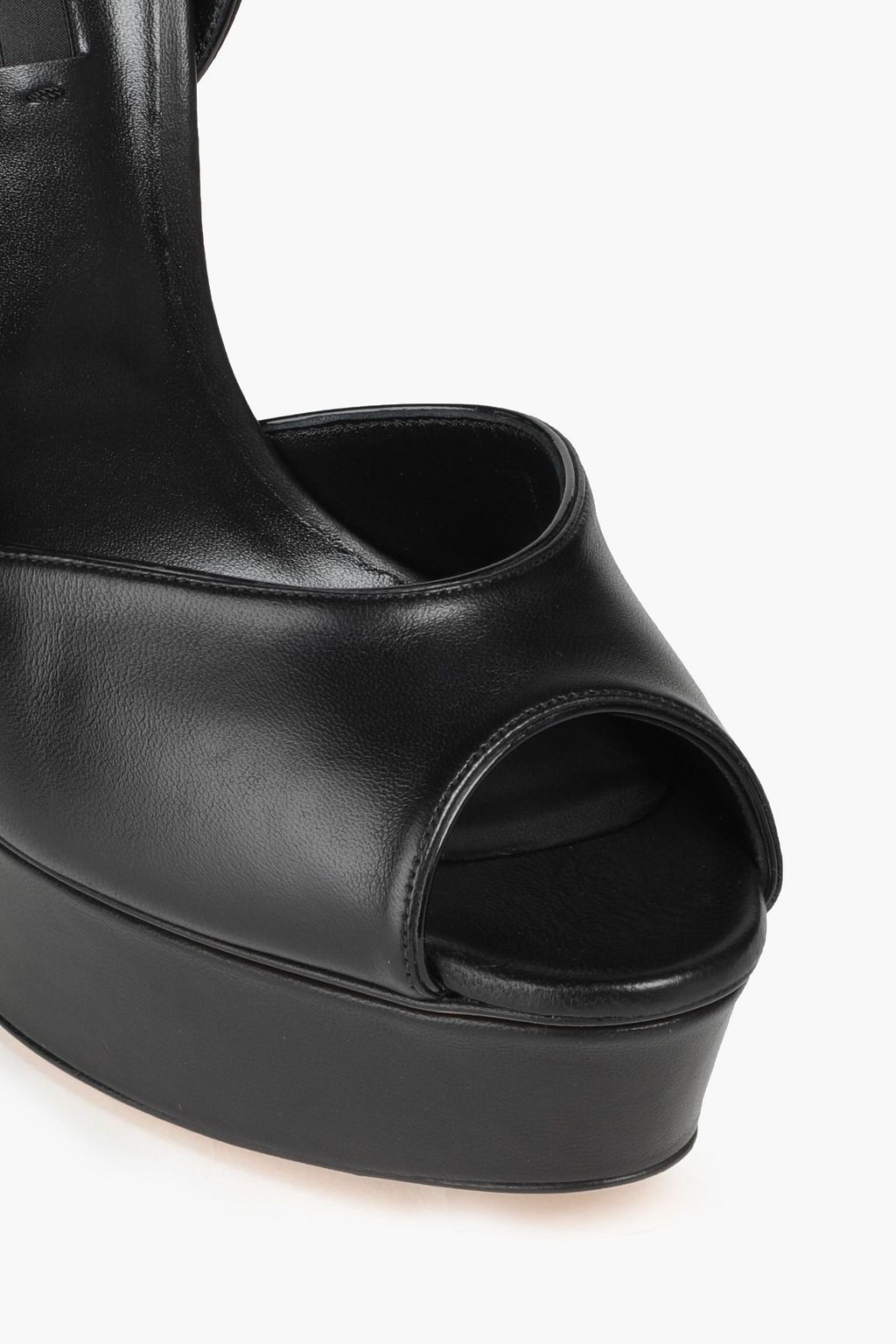 CASADEI Leather platform sandals