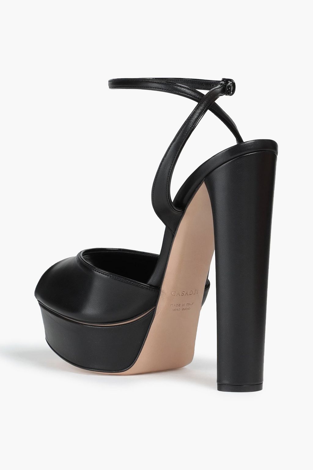 CASADEI Leather platform sandals