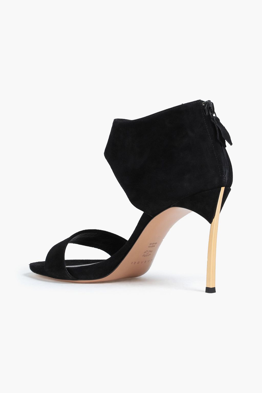 CASADEI Embellished suede sandals