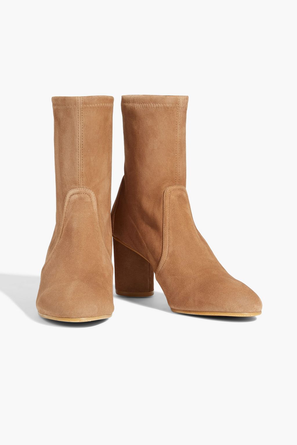 STUART WEITZMAN Margot 75 stretchsuede sock boots THE