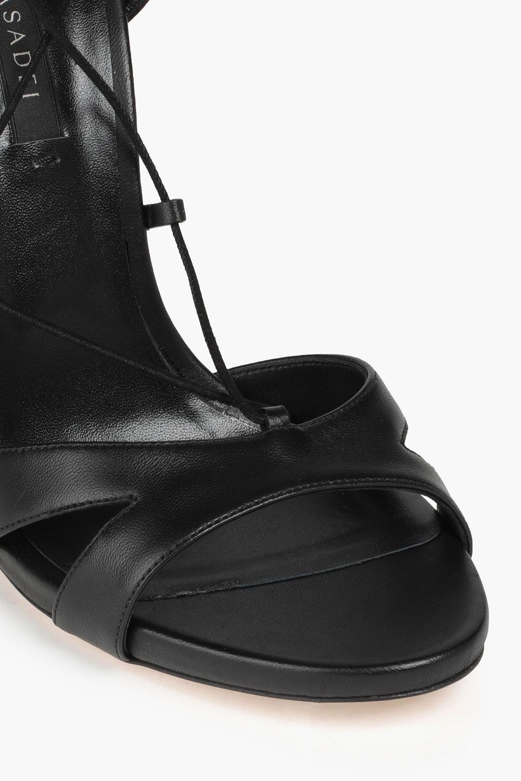 CASADEI Cutout leather sandals