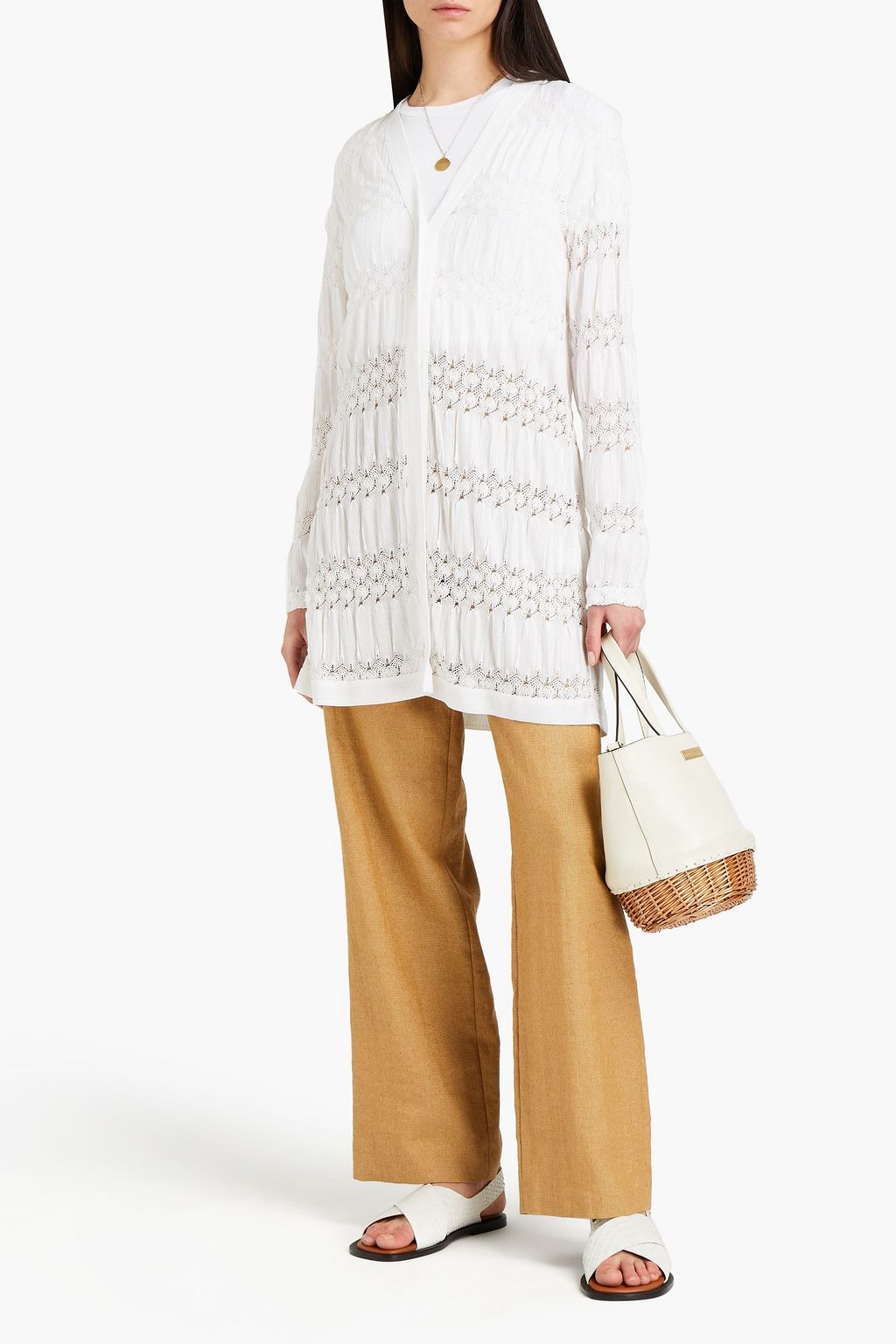 MISSONI Crochet-knit cardigan