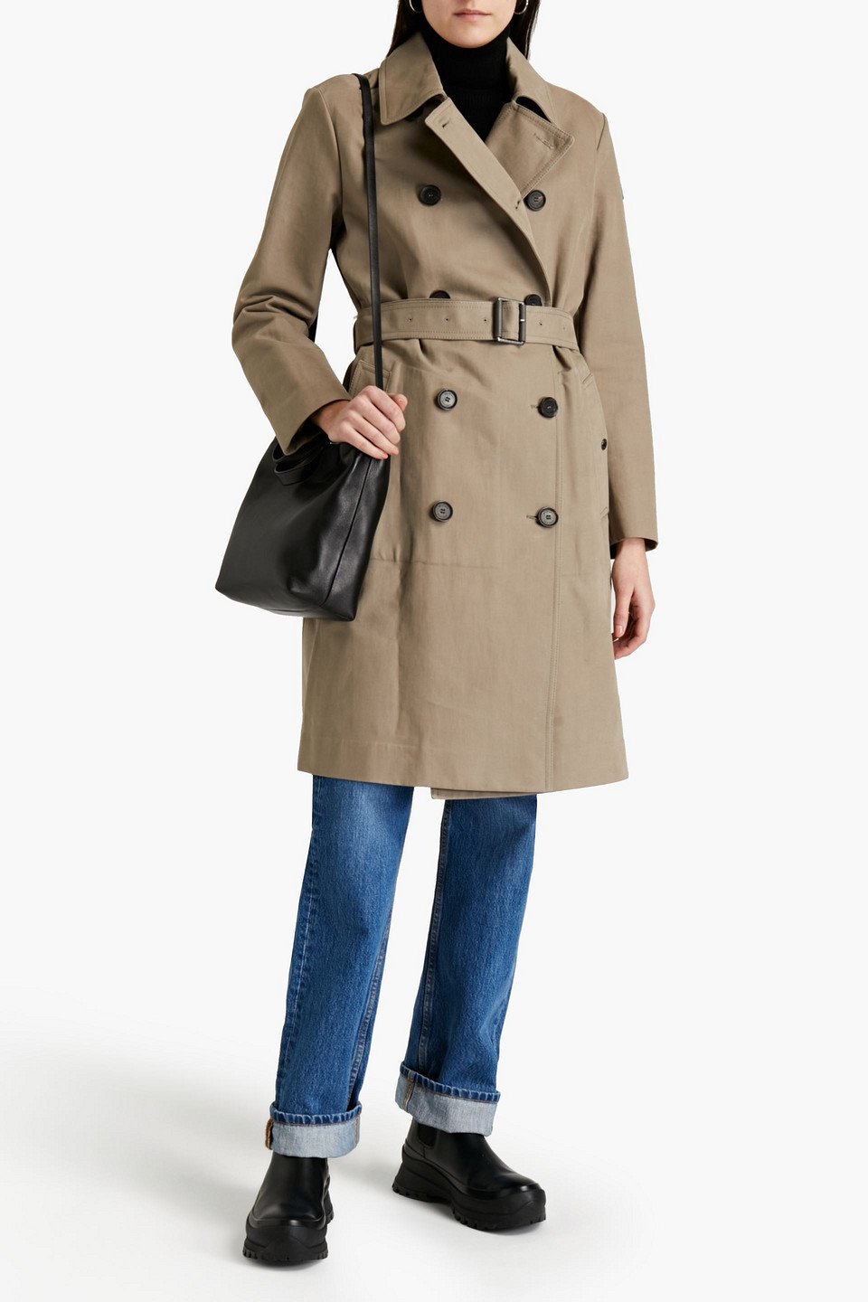 BELSTAFF GARRISON COTTON-GABARDINE TRENCH COAT