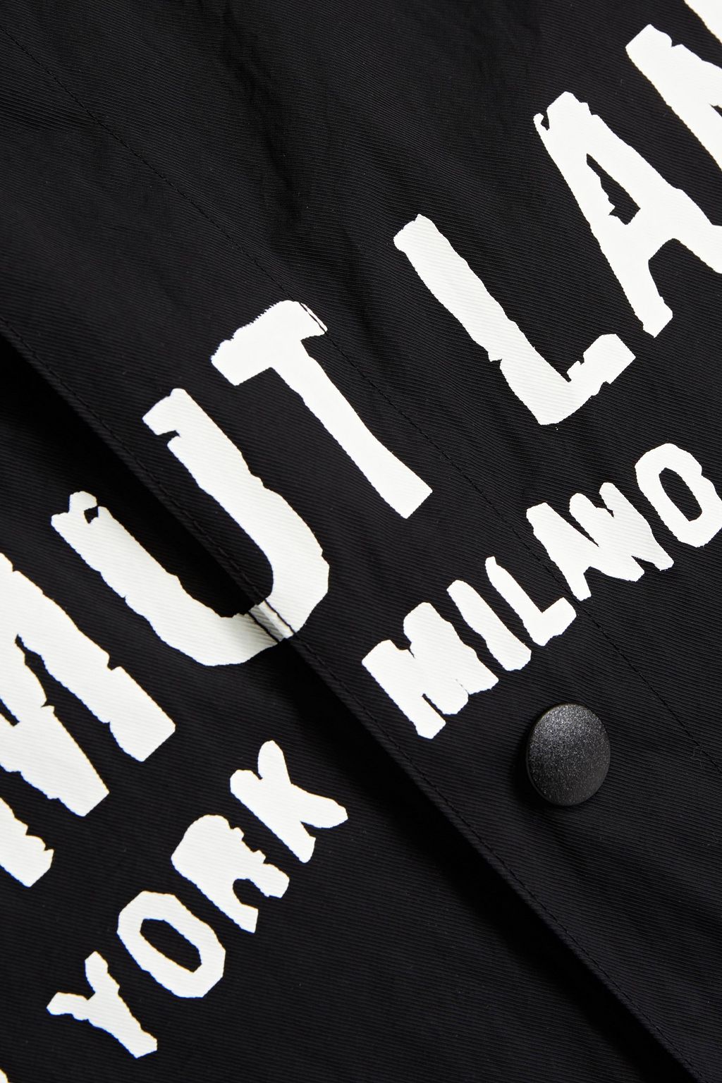 HELMUT LANG Printed gabardine jacket