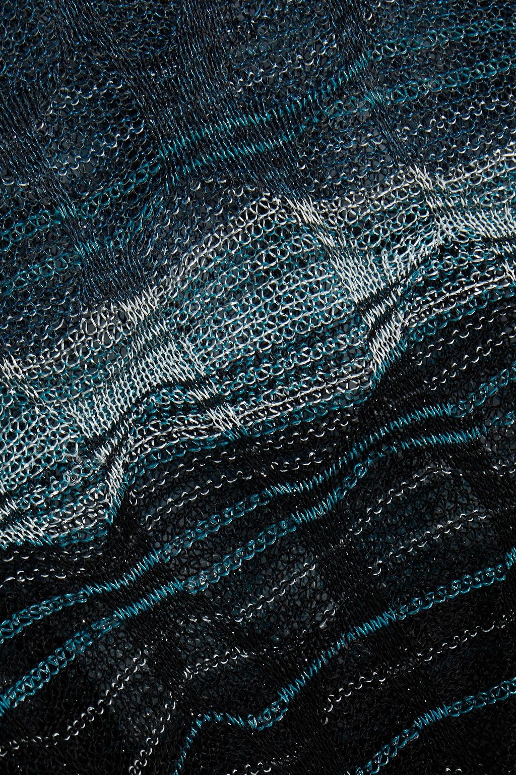 MISSONI Metallic crochet-knit bolero