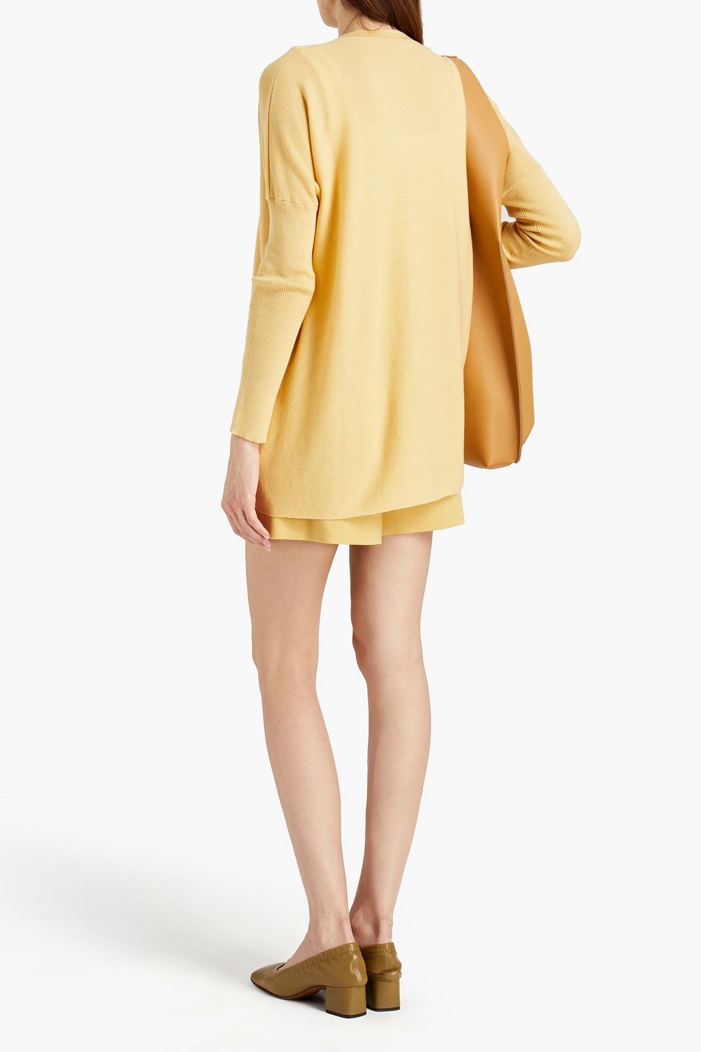 GENTRYPORTOFINO Cotton and cashmere-blend cardigan