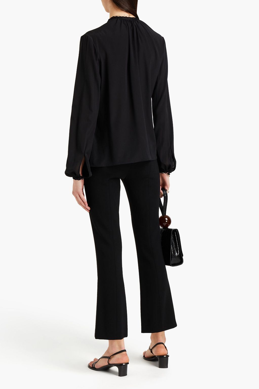 MISSONI Silk-blend crepe blouse