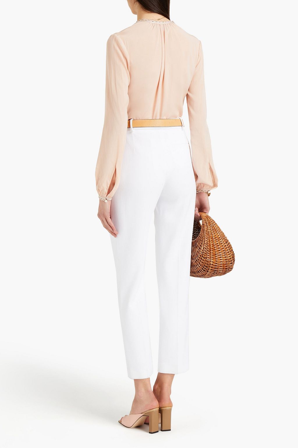 MISSONI Silk-blend crepe blouse