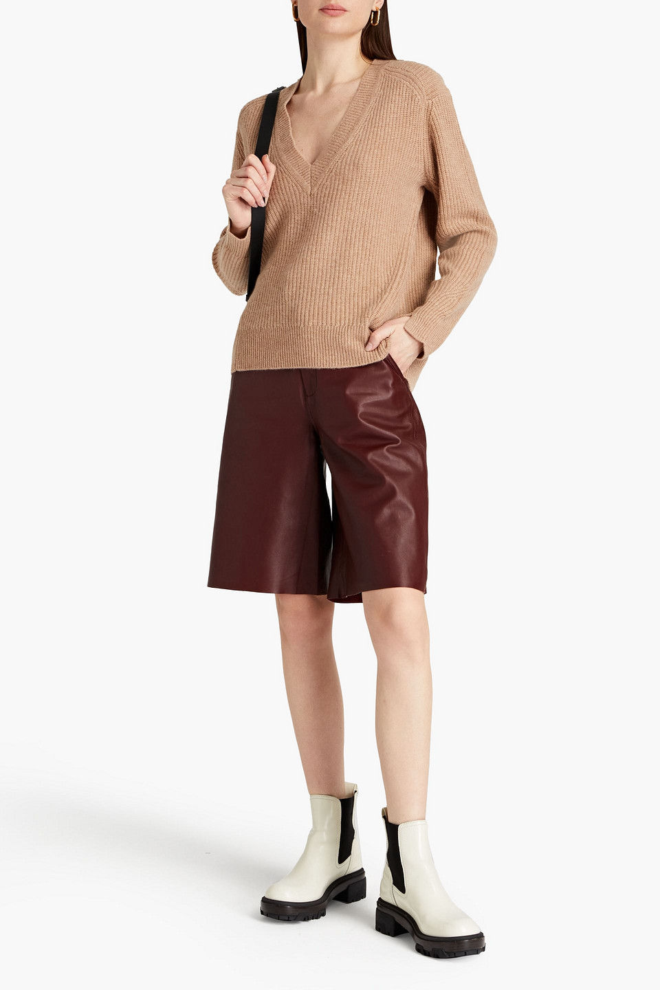 Rag & Bone Pierce Ribbed Cashmere Jumper