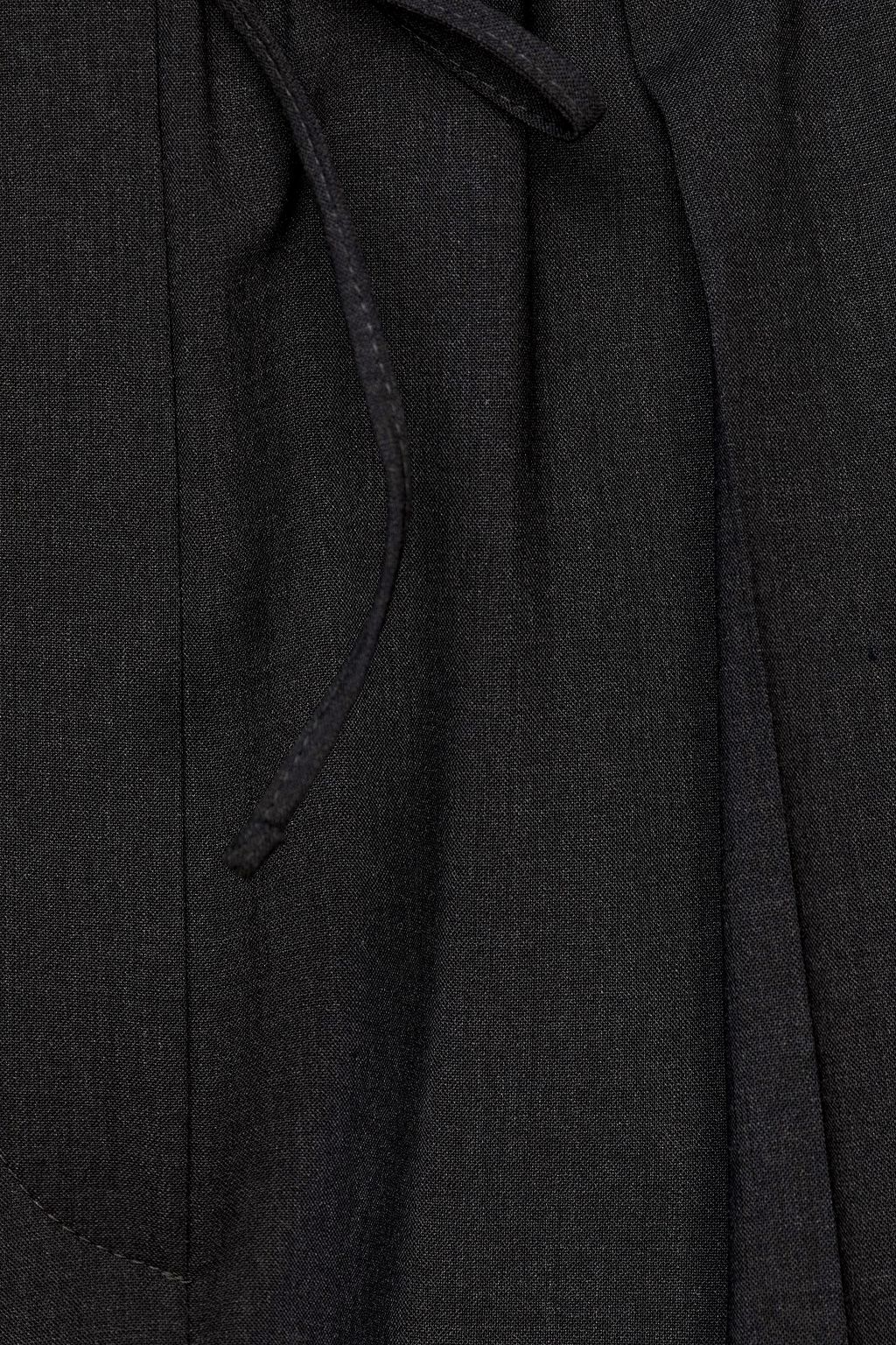 BRUNELLO CUCINELLI Pleated wool-blend wide-leg pants