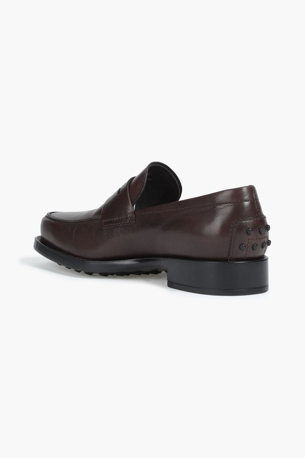 TOD'S Leather penny loafers