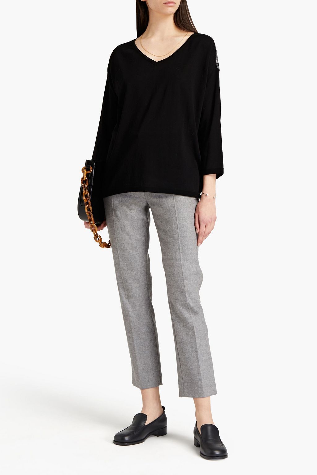 GENTRYPORTOFINO Cotton-jersey top