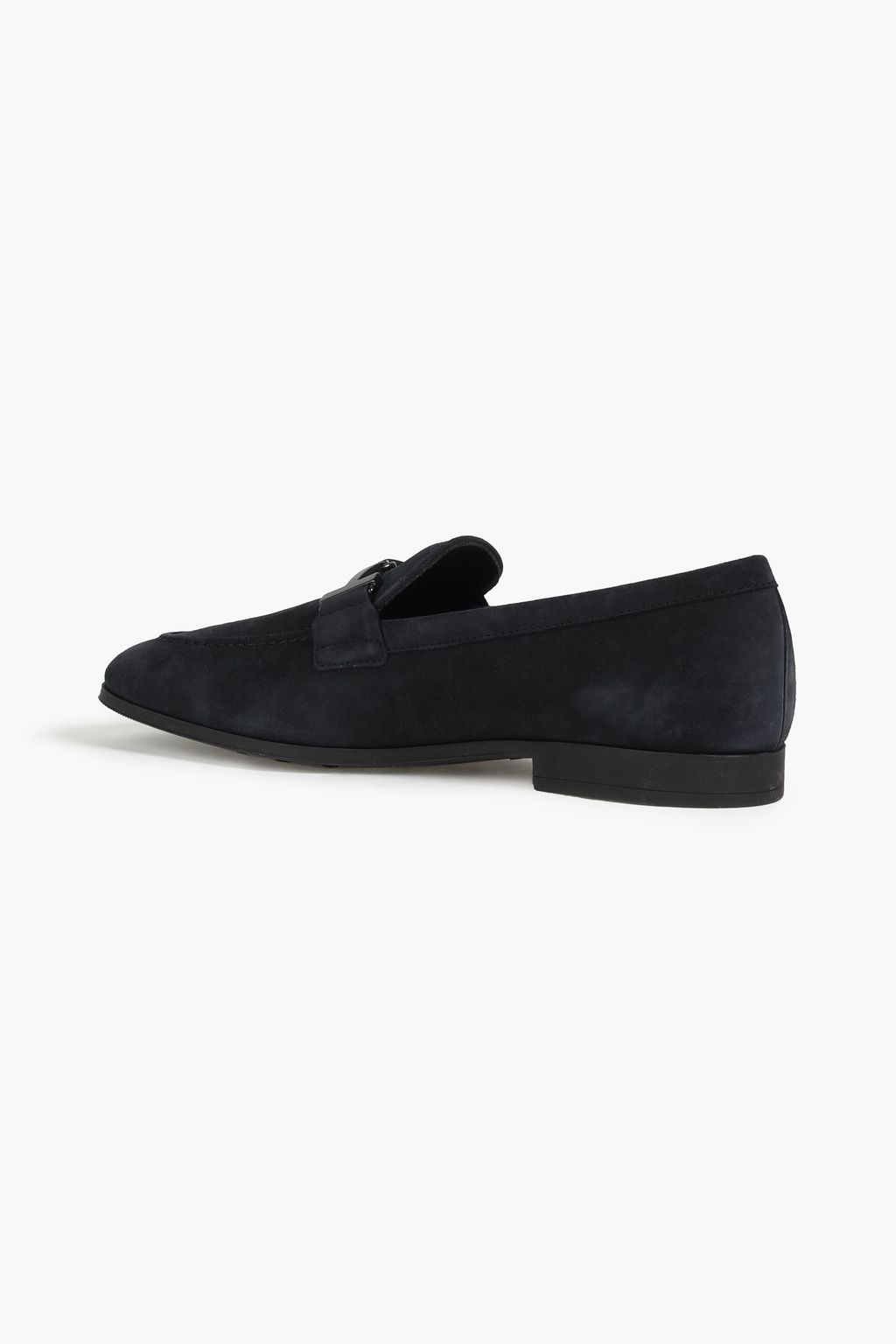 TOD'S Embellished suede loafers