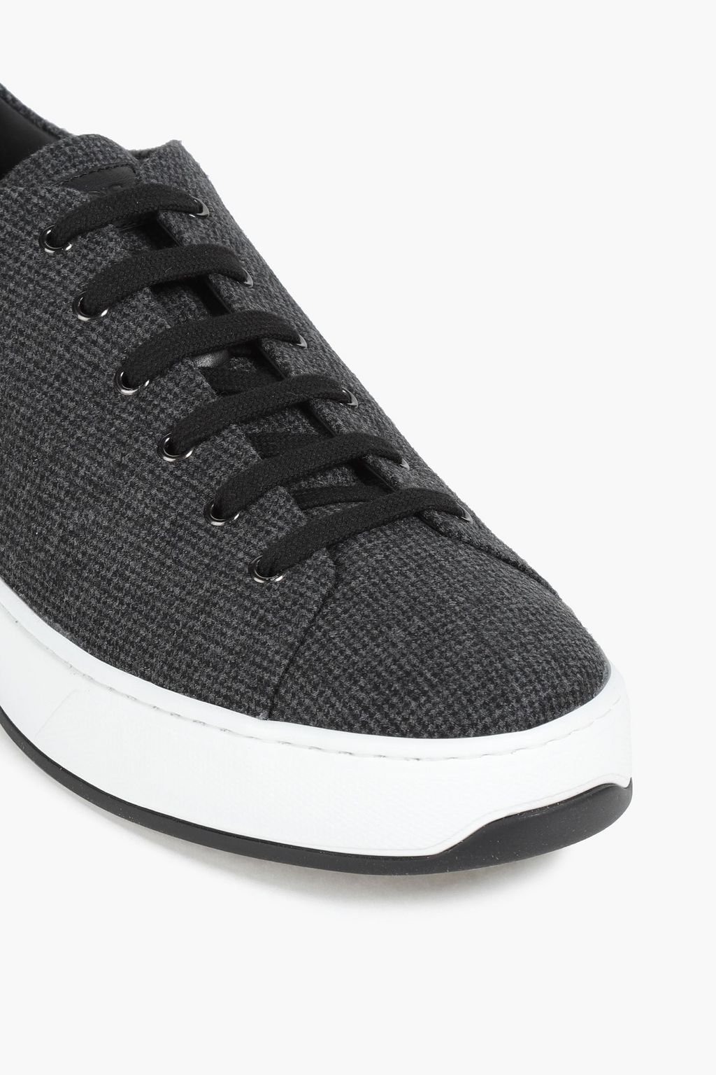 TOD'S Houndstooth flannel sneakers