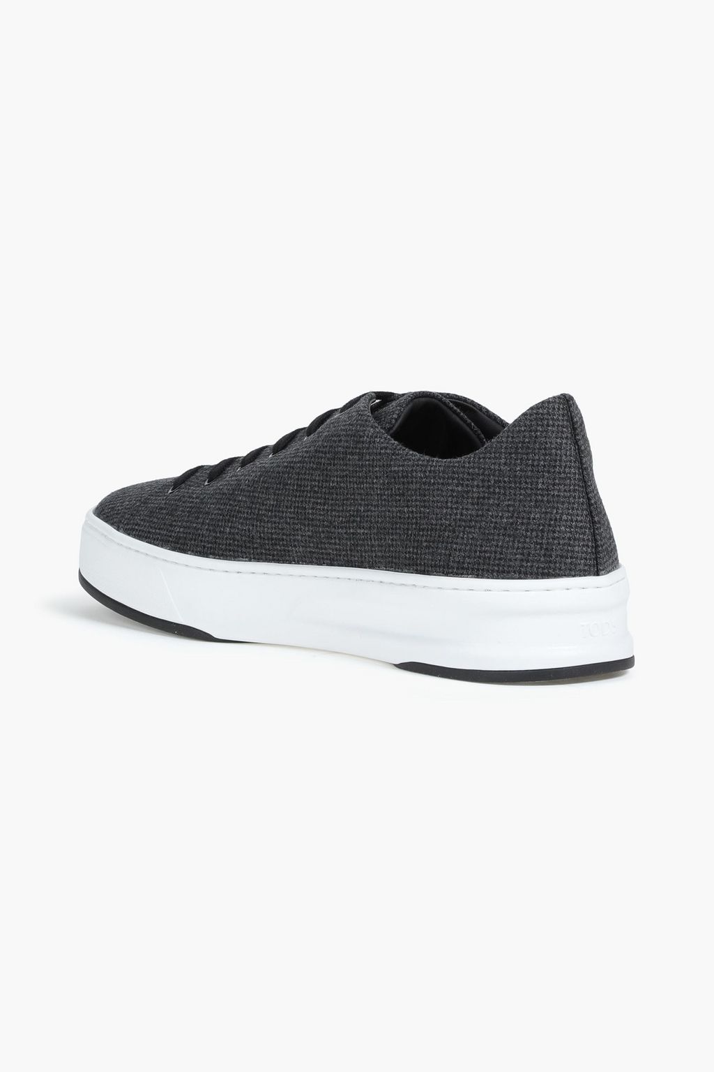 TOD'S Houndstooth flannel sneakers