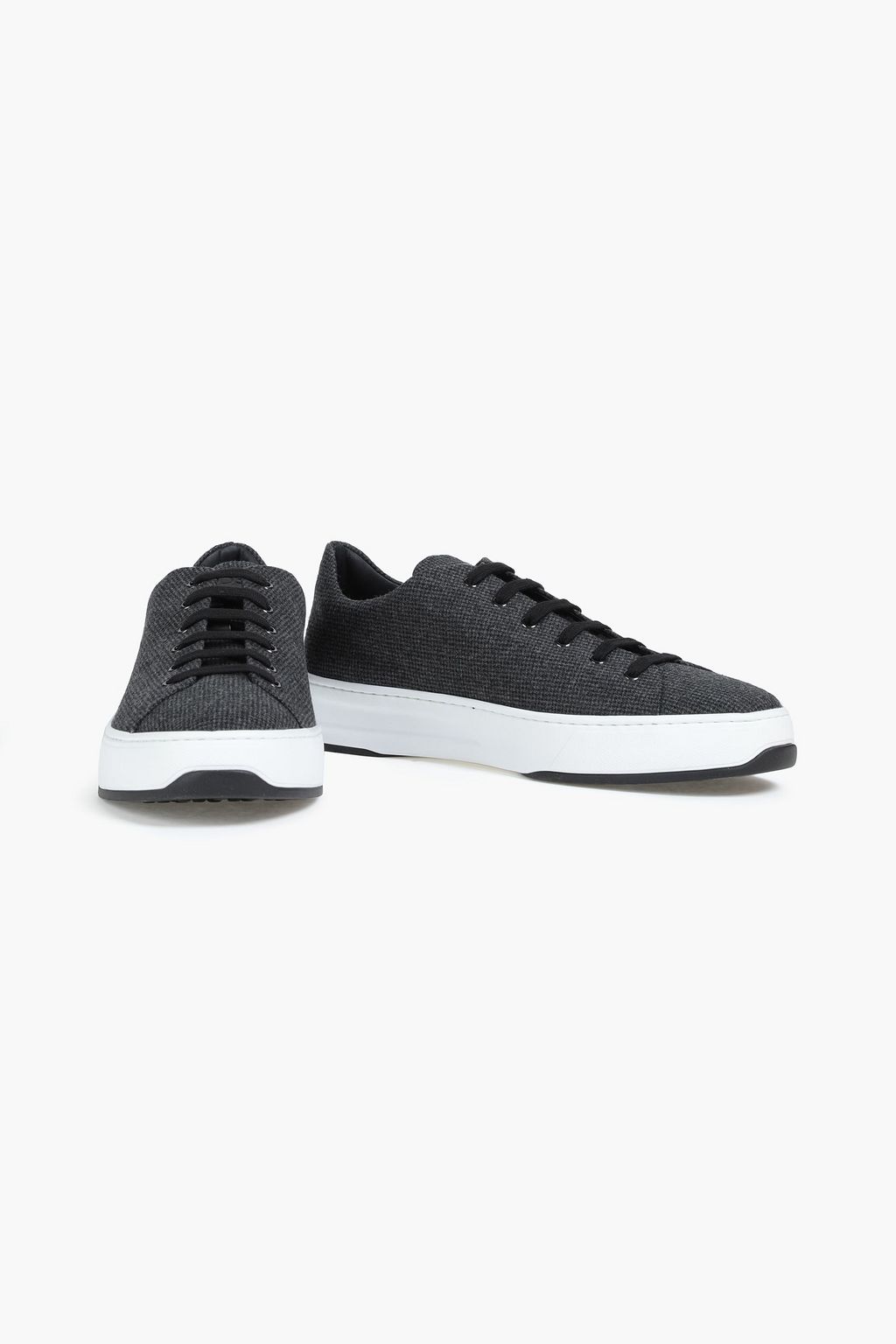 TOD'S Houndstooth flannel sneakers