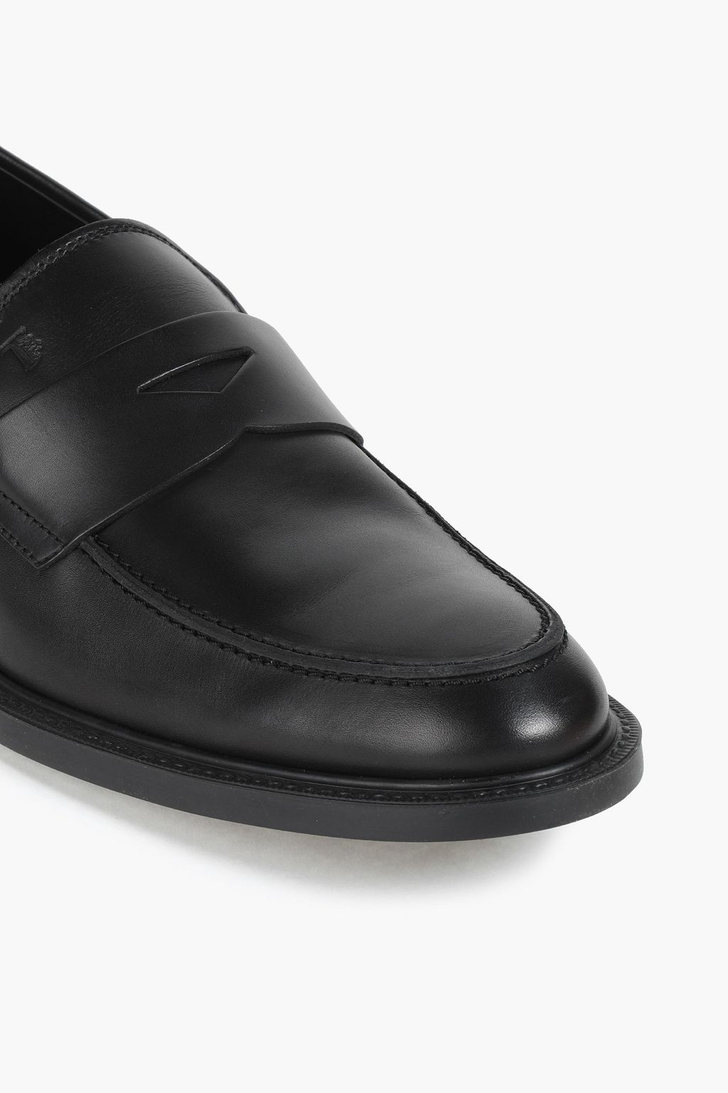 TOD'S Leather penny loafers