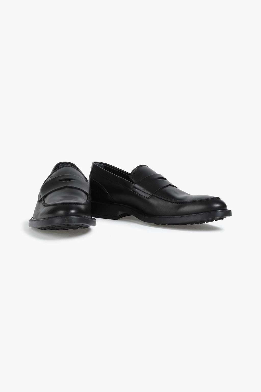 TOD'S Leather penny loafers