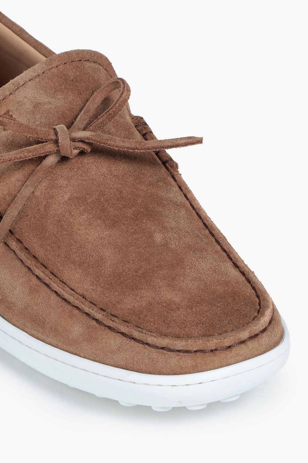 TOD'S Laccetto suede driving shoes