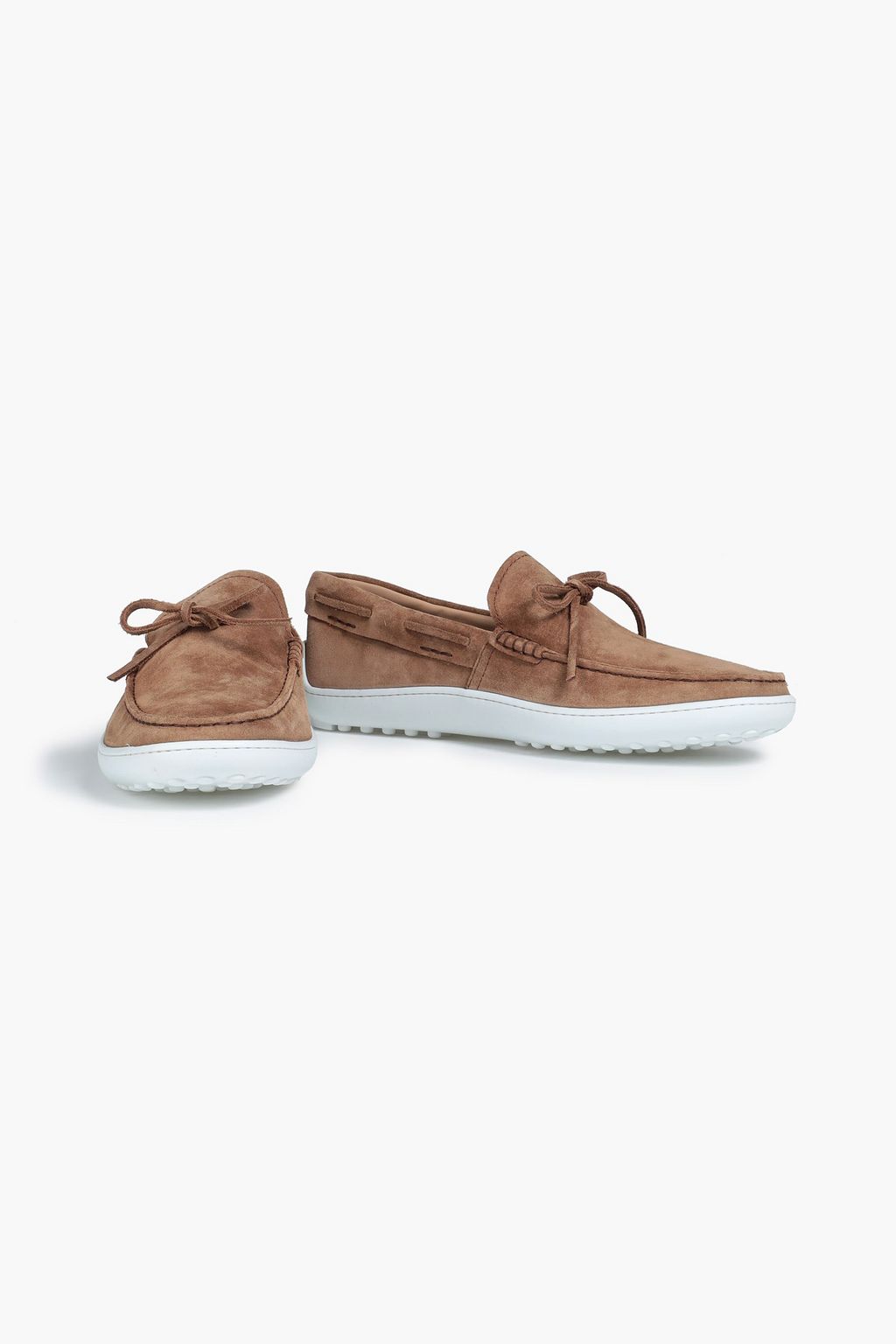 TOD'S Laccetto suede driving shoes