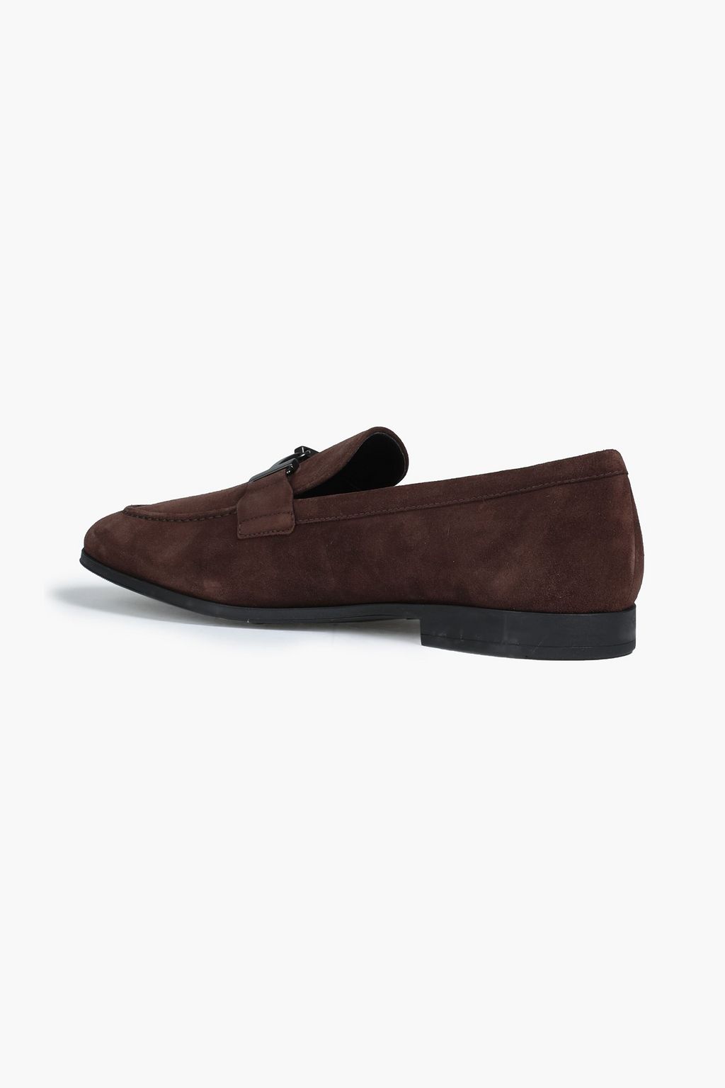 TOD'S Embellished suede loafers