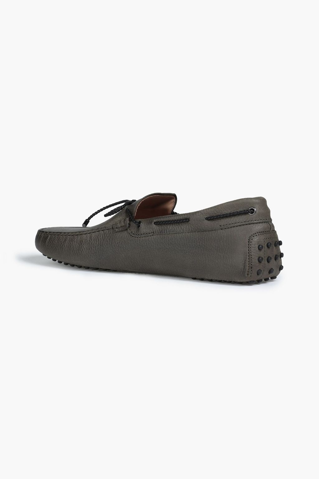 TOD'S Textured-leather driving shoes