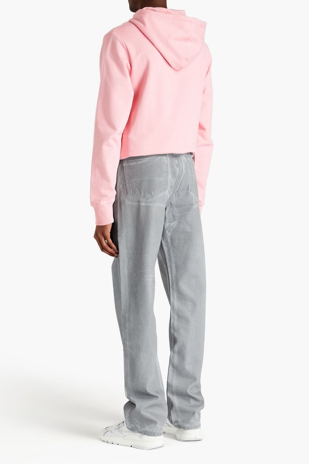 HELMUT LANG Coated denim jeans