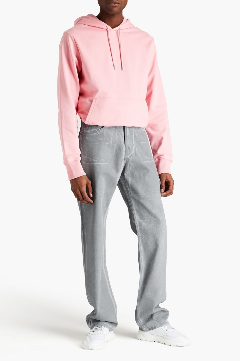 HELMUT LANG COATED DENIM JEANS 3074457345629503176