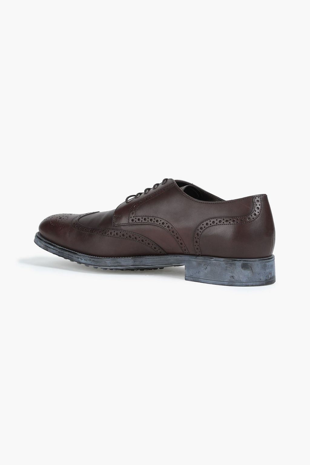 TOD'S Perforated leather derby shoes