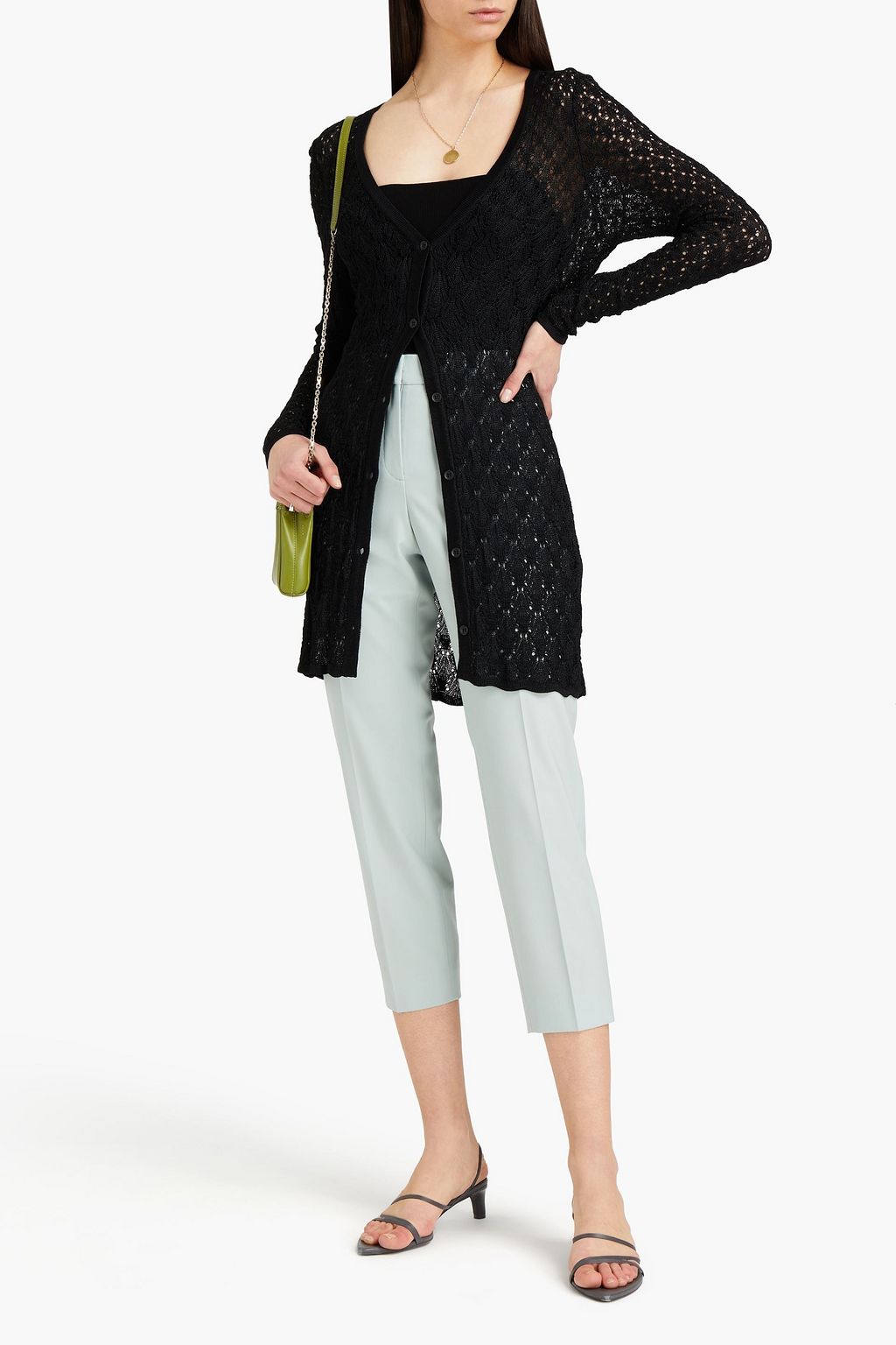 MISSONI Crochet-knit cardigan