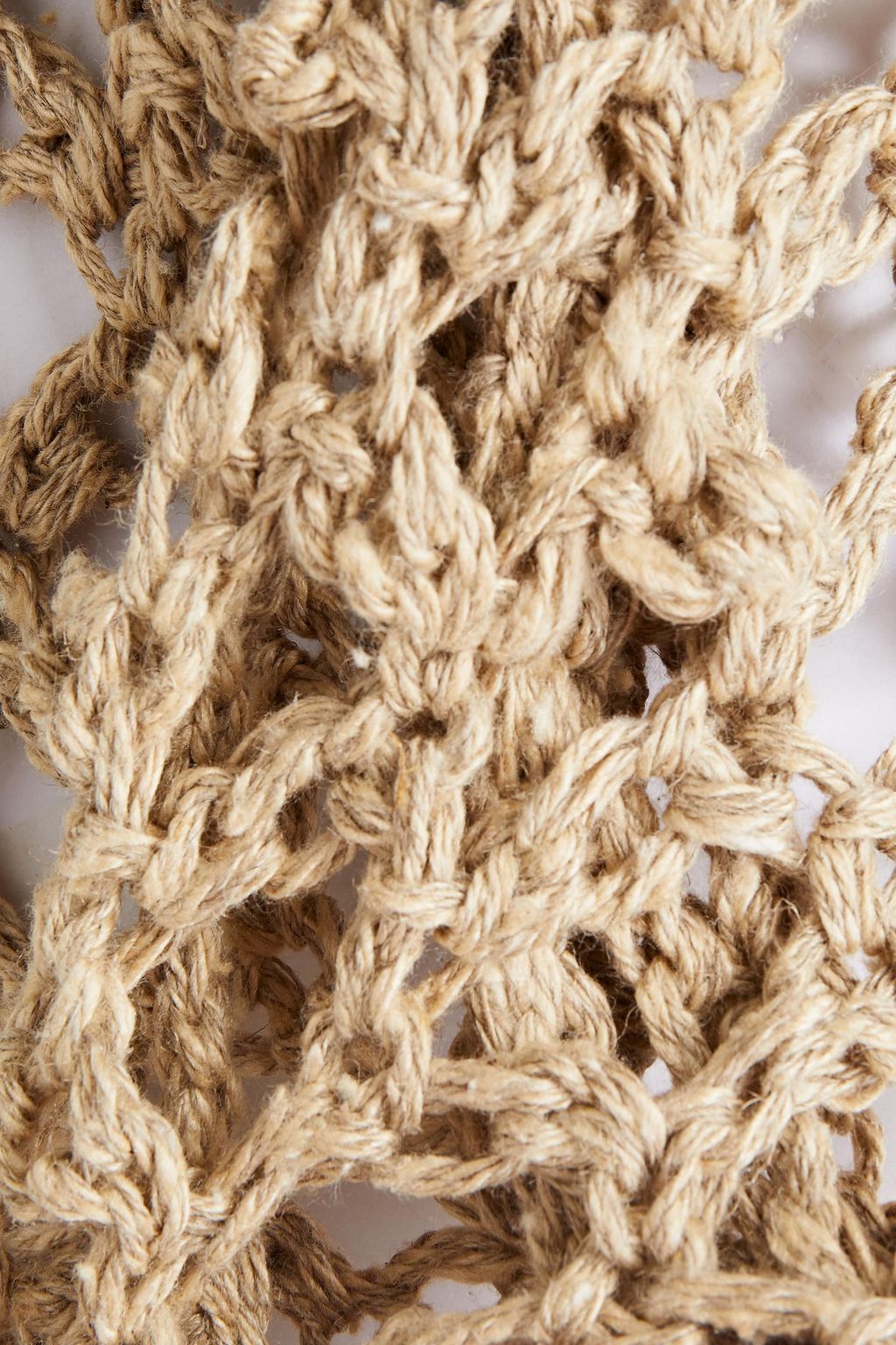GENTRYPORTOFINO Fringed crochet-knit silk and linen-blend cardigan