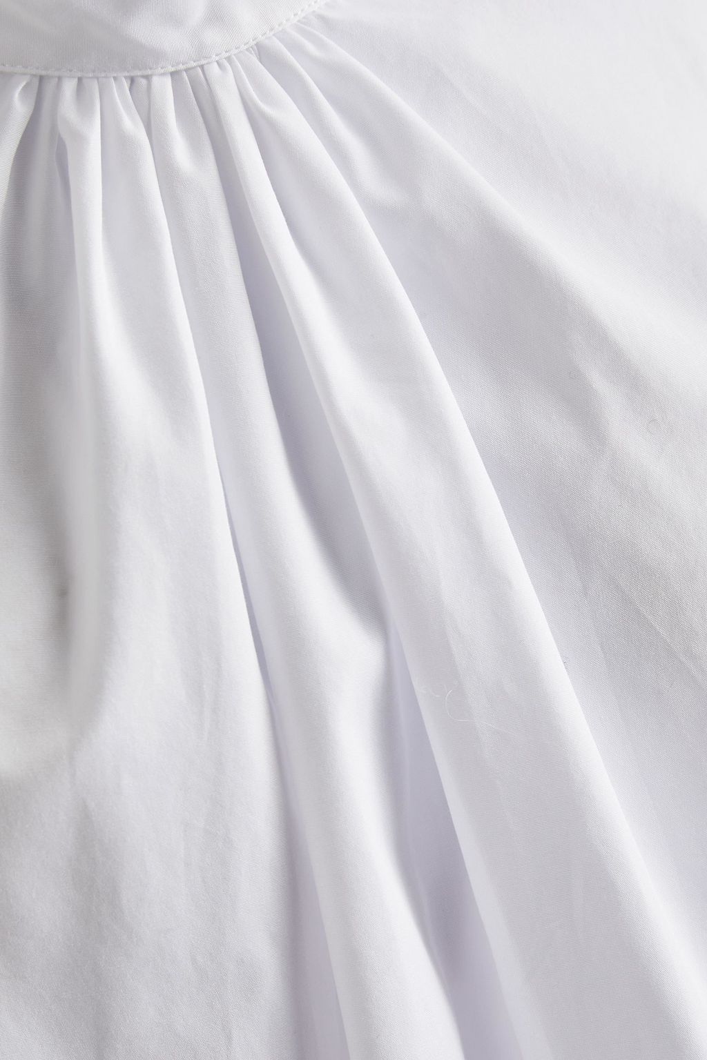 3.1 PHILLIP LIM Gathered cotton-poplin blouse