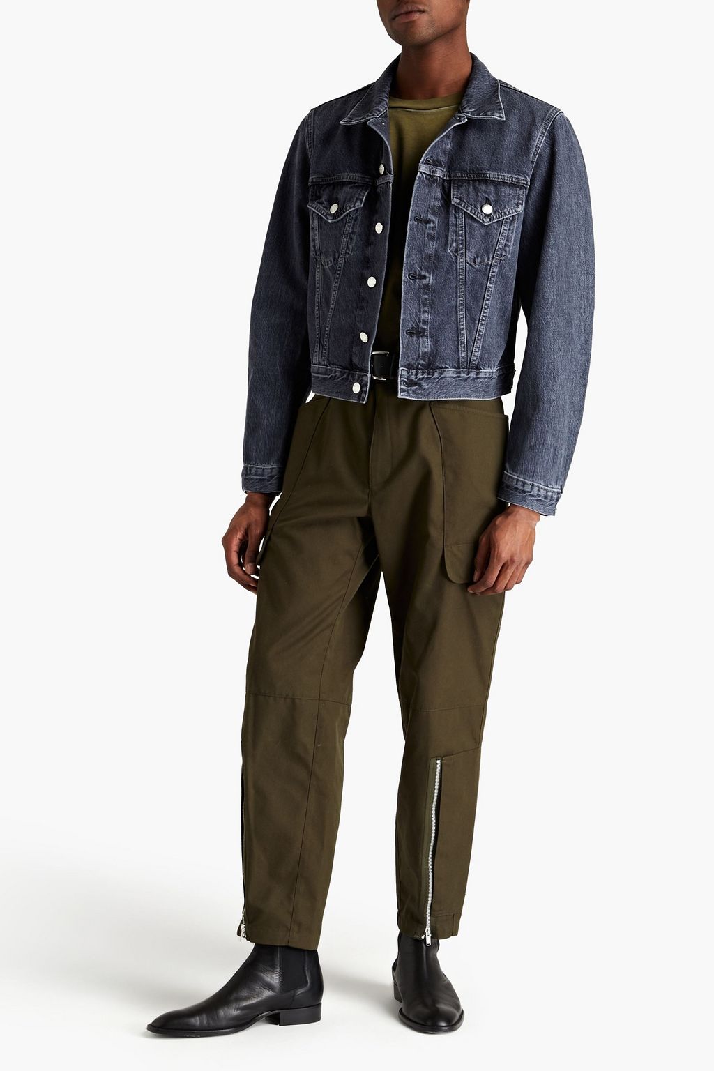 HELMUT LANG Faded denim jacket