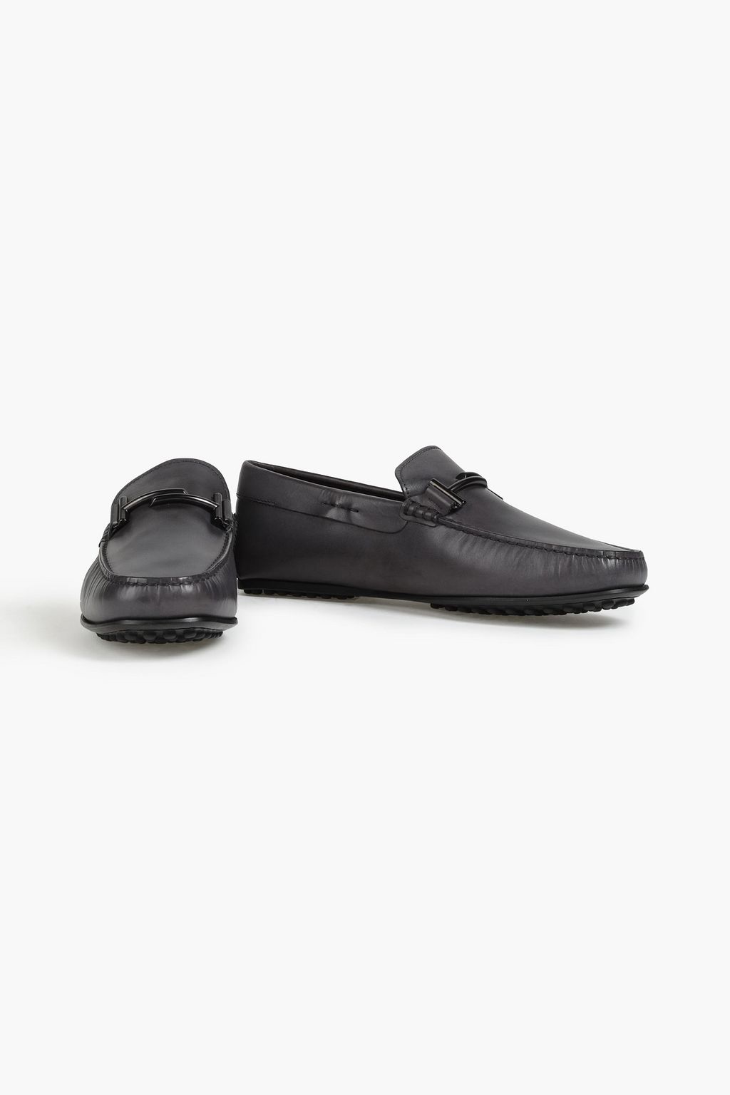 TOD'S + Alber Elbaz Double T leather driving shoes