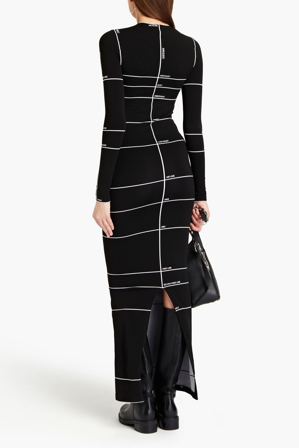 VETEMENTS Stretch-jacquard maxi dress