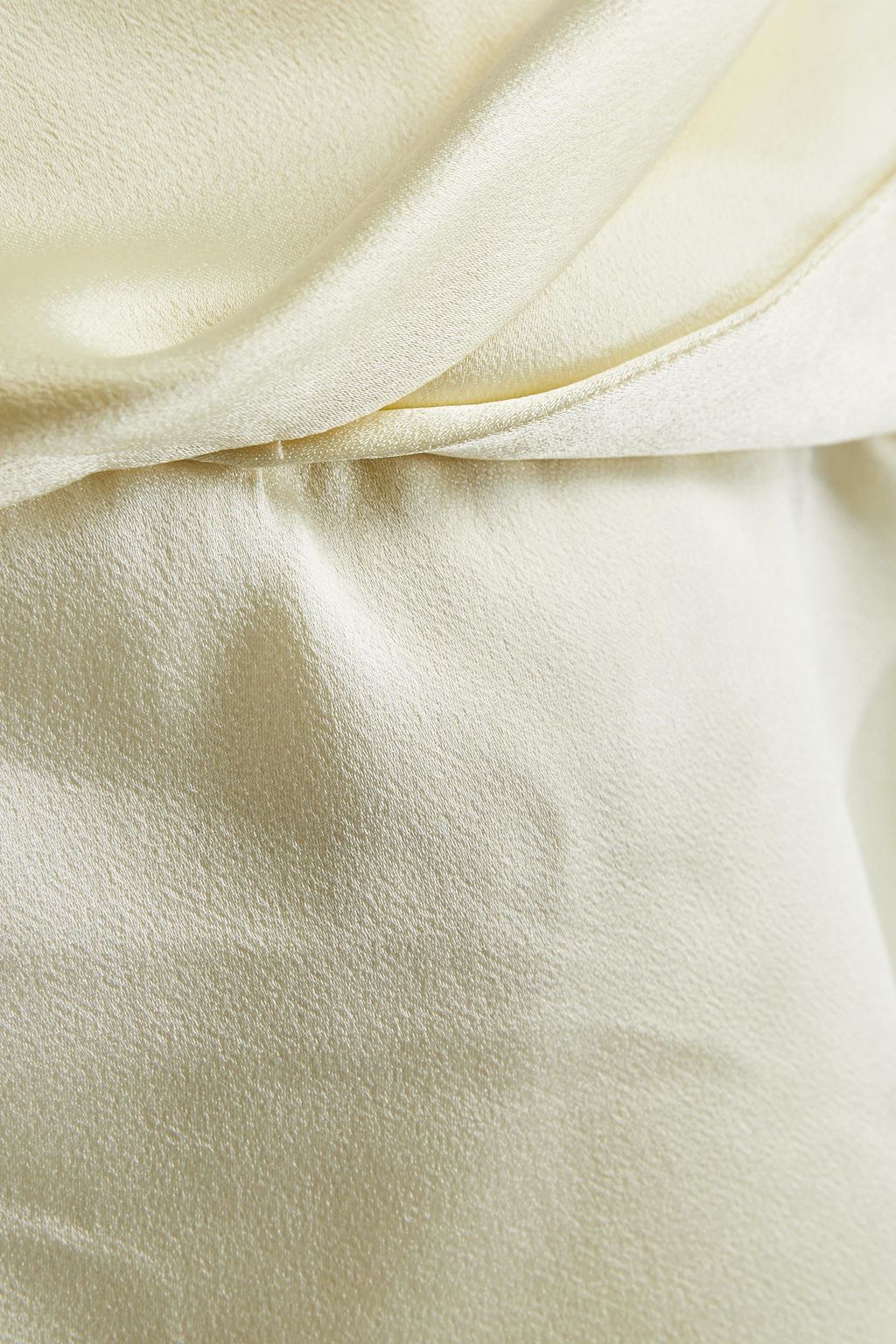 3.1 PHILLIP LIM Draped off-the-shoulder hammered-satin top